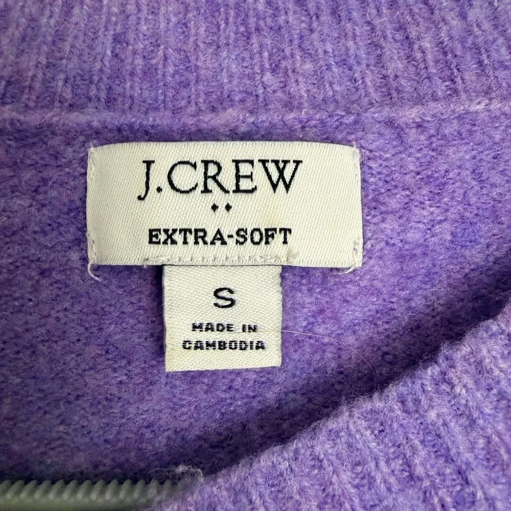J.CREW Women’s Lilac Crewneck Pullover Sweater Sz S